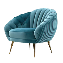 Brushed Brass Armchair NC